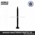 Black phosphating bugle head C1022 steel hardened with heat treatment coarse thread fine thread drywall screws 3.5*55